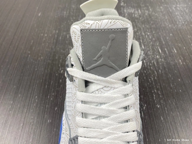 1st Kicks Shoes 705333-105 30th 4 Jordan Retro Laser Anniversary 0712
